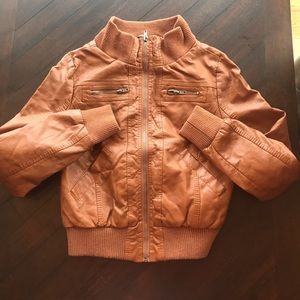 Vintage!  Ambiance Brand Faux Leather Jacket - Med